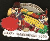 Cast Exclusive 2009 Chip and Dale Thanksgiving 2009 (Artist Proof)