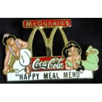 McDonald's Happy Meal & Coca Cola: Aladdin & Jasmine (Red)