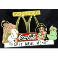 McDonald's Happy Meal & Coca Cola: Aladdin & Jasmine (Yellow)