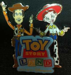 HKDL - Celebration Toy Story Land Opening Pin (Woody & Jessie))