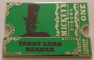WDW – Dr Facilier - Sinister Sideshow Ticket - Mickey's Circus - Mystery - Chaser 