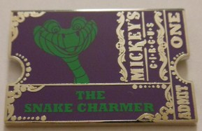 WDW – Kaa - Sinister Sideshow Ticket - Mickey's Circus - Mystery - Chaser 