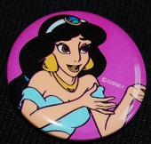 Button - JDS Countdown 2000 - Princess Jasmine (Aladdin)