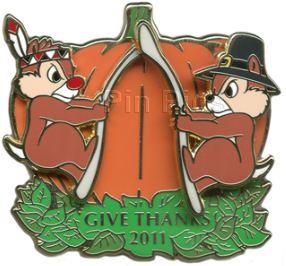 Thanksgiving Day 2011 - Chip 'n Dale with Wishbone (Artist Proof)