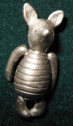 Japan - Classic Piglet - Pewter With Moveable Parts