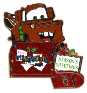 WDW - Season's Greetings Mailbox - Holidays - Christmas - Disney's Art of Animation Resort - Tow Mater - Cars
