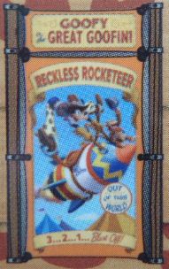 WDW - Barnstormer Reveal/Conceal Mystery Collection - Reckless Rocketeer Poster ONLY