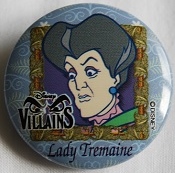 Button - JDS Countdown 2000 - Disney Villain's Lady Tremaine (Cinderella)