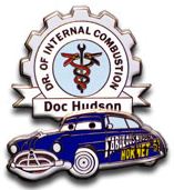 Cars Land Reveal/Conceal - Doc Hudson - Ornament Valley Mechanical Clinic sign (ARTIST PROOF)