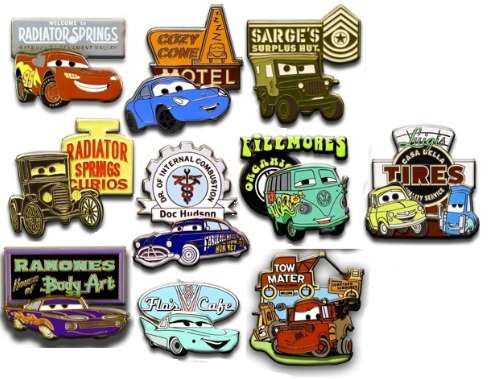 DL - Cars Land Reveal/Conceal - Mystery - Set