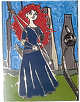 2013 Pixar Mystery Collection- Brave- Merida- CHASER