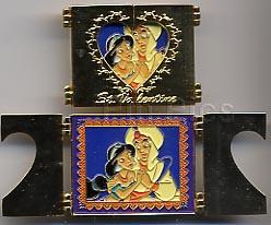M&P - Jasmine & Aladdin - Valentines Day 2002 - Hinged