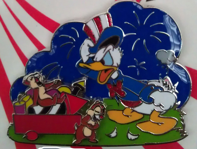 4th of July 2013 - Donald, Chip, and Dale