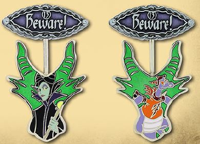 WDW - 13 Reflections of Evil - Spinner Series - Maleficent/Figment