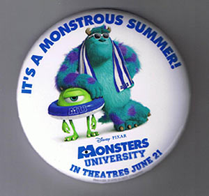 Button - Monsters University - Monstrous Summer Promo (Sulley & Mike)