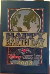 Button - DCL - Cast Member - Disney Cruise Line Earth Day 2008