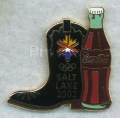 SLC Coca-Cola and Black Cowboy Boot