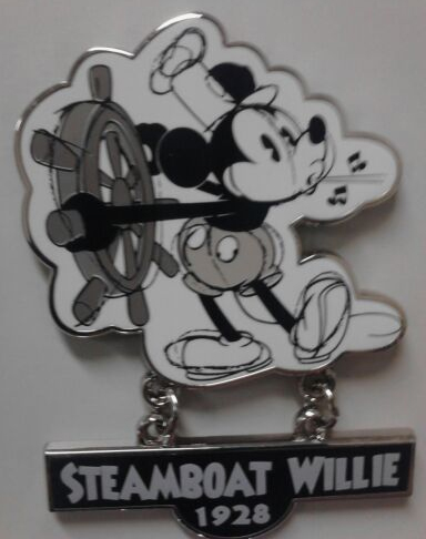 Walt Disney Studios Pin Set - Steamboat Willie (only)