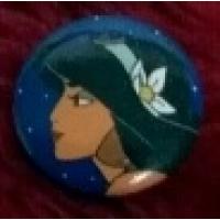 Button: JDS: Princess Jasmine 'The Kiss' Mini Button