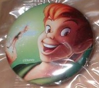 Button: JDS Peter Pan with Tinker Bell