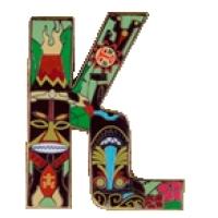 DLR - Walt Disney’s Enchanted Tiki Room 50th Anniversary Event - Tiki Room Letters - 'K' Tiki ONLY
