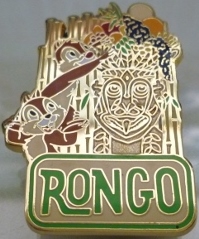 DLR - Walt Disney's Enchanted Tiki Room 50th Anniversary Event - Tiki Garden Mystery Set - Chip 'n Dale & Rongo Chaser ONLY