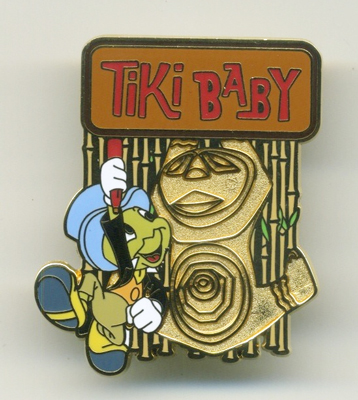 DLR - Walt Disney's Enchanted Tiki Room 50th Anniversary Event - Tiki Garden Mystery Set - Jiminy & Tiki Baby Chaser ONLY