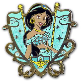 Princess Jeweled Crest - Jasmine (ARTIST PROOF)