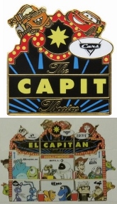 DSF - Tow Mater and Lightning McQueen - Cars - El Capitan Pixar Marquee - Puzzle