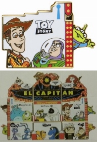 DSF - Woody, Buzz Lightyear and Little Green Man - Toy Story - El Capitan Pixar Marquee - Puzzle