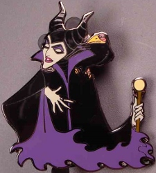 Disney Auctions - Maleficent with Diablo on Shoulder #3 - Black Metal Artist's Proof