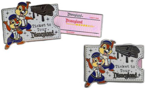 DLR - Chip n' Dale with Monorail Ticket - Annual Passholder - Tour the Lore