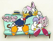 Disney Auctions - Donald and Daisy - Valentine's Day
