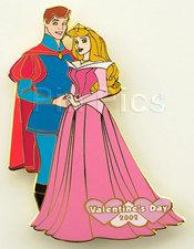 Disney Auctions - Aurora and Prince Phillip - Sleeping Beauty - Pink Dress - Valentine's Day