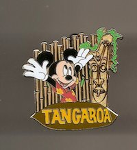 DLR - Walt Disney's Enchanted Tiki Room 50th Anniversary Event - Tiki Garden Mystery Set - Mickey & Tangaroa Chaser ONLY (Artist