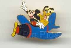WDW - Mickey & Pluto - Airplane - Travel Company 2002