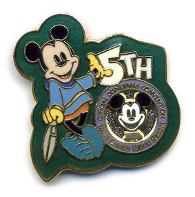 WDW - Mickey Mouse - 5th Disneyana Convention Logo - 1996