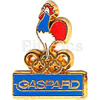 Albertville 1992 - Gaspard Official Sponsor pin - Rooster