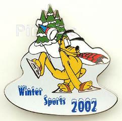 Disney Auctions - Winter Sports 2002 Set 2 ( Pluto on Skates )